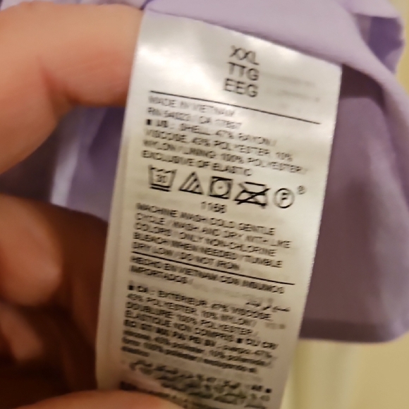 Old Navy Light Purple Mini Dress with Puff Sleeves - Picture 8 of 12